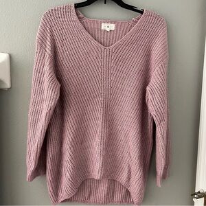 Lou & Grey Soft Pink Lower Hem in Back Sz XS